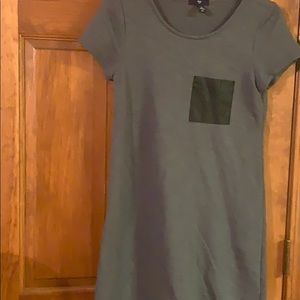 Gap women’s dress With leather pocket CS